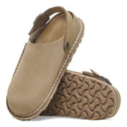 Women's Lutry Suede Clog In Grey Taupe