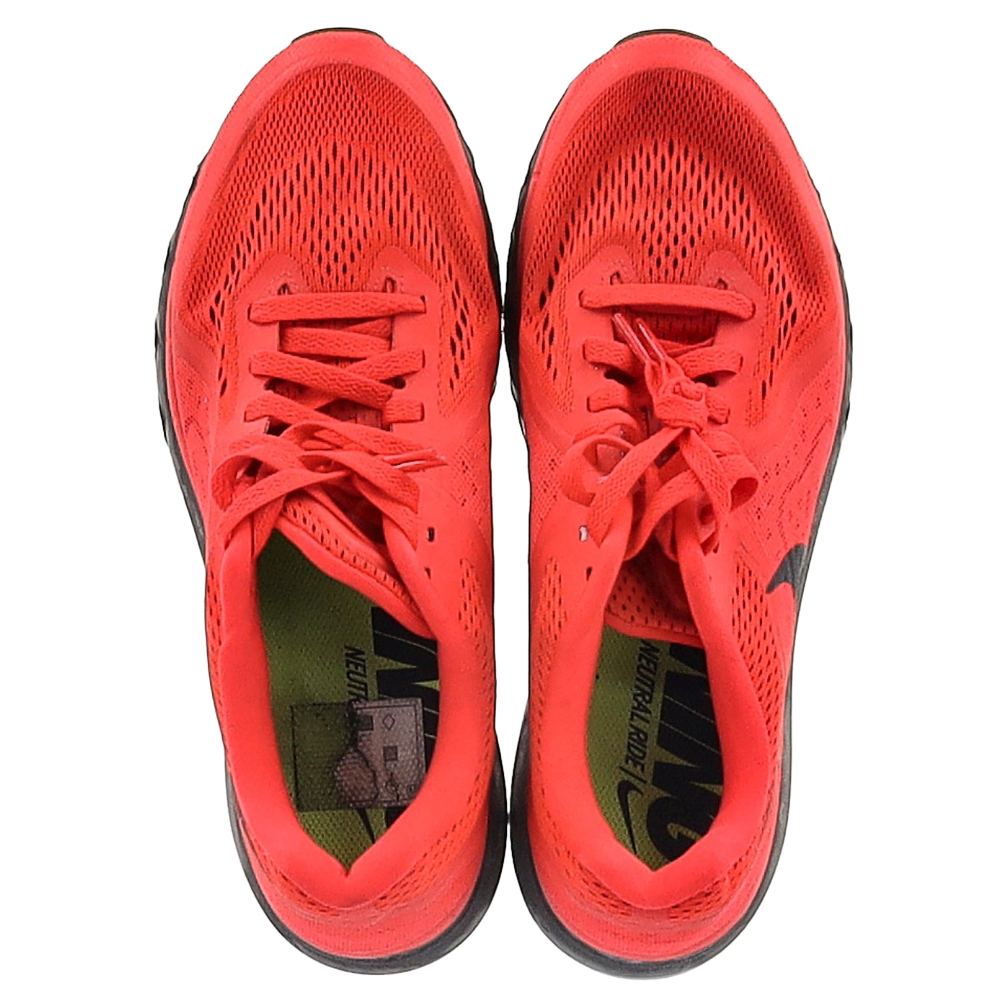 Nike Air Max 2014 Atomic Red Sneakers in Red Nylon