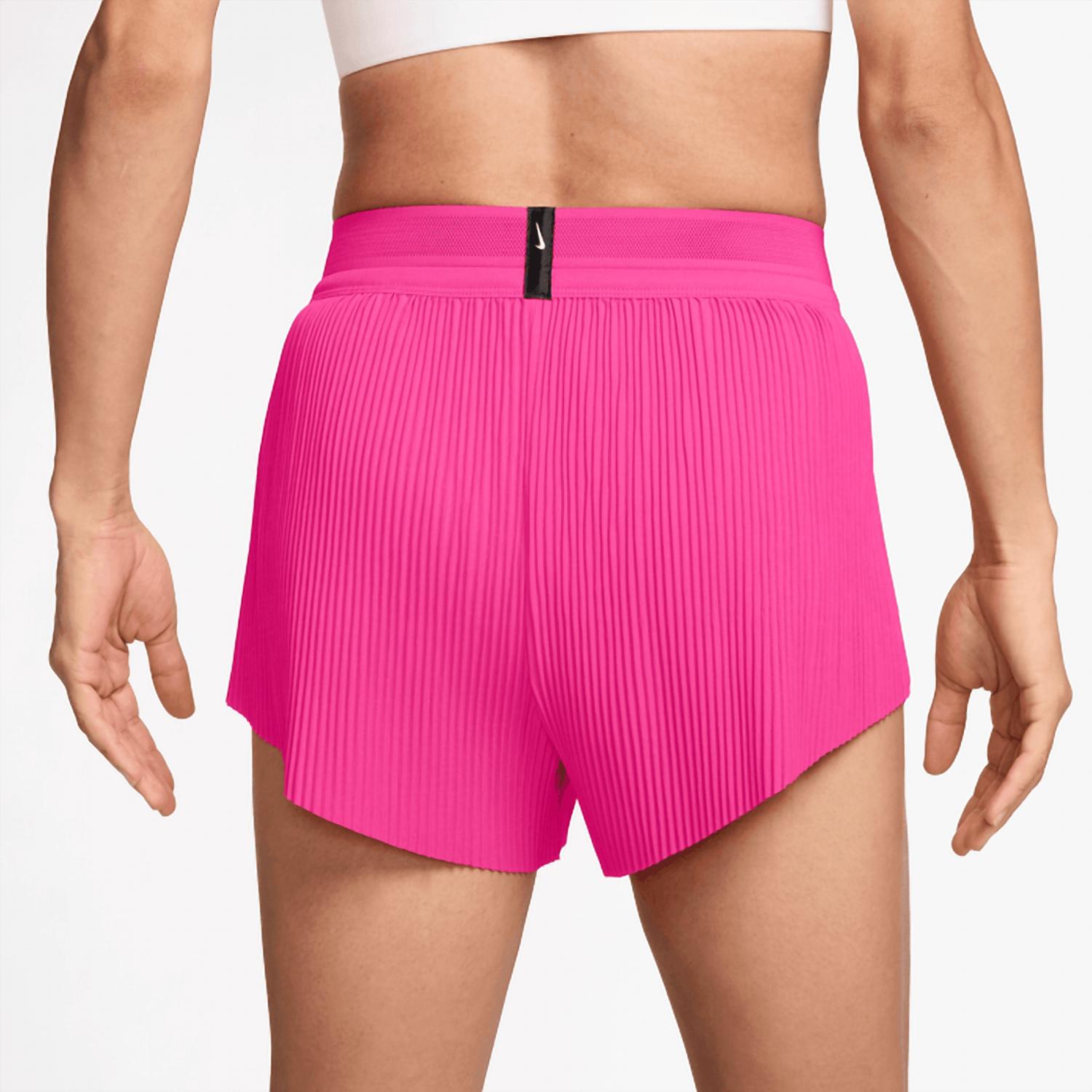 Mid-Rise Brief-Lined Shorts In Hyper Pink/black