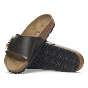 Women's Catalina Luxe Buckle Sandals In Graceful Licorice