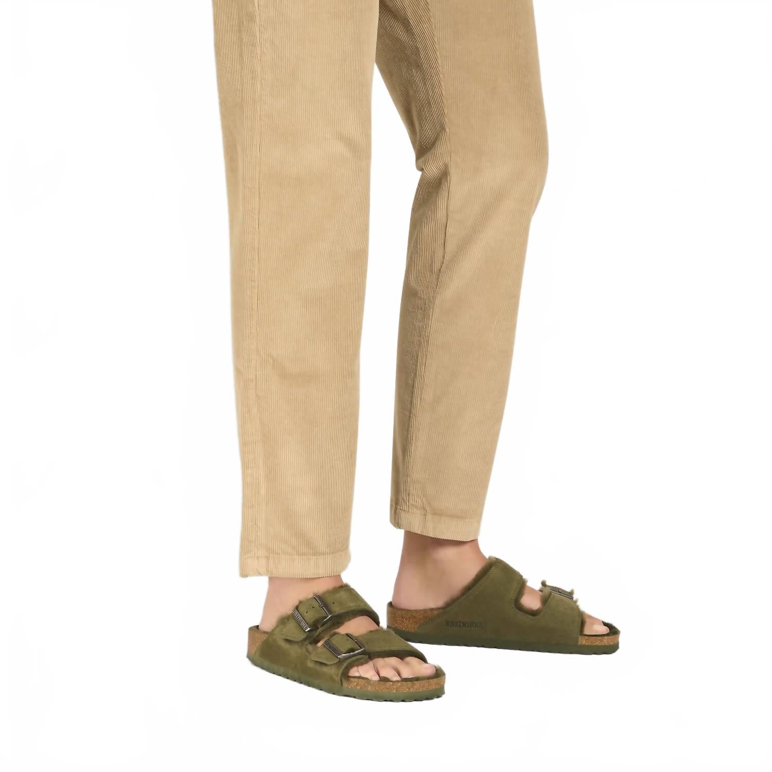 Women's Arizona Shearling Sandal In Thyme