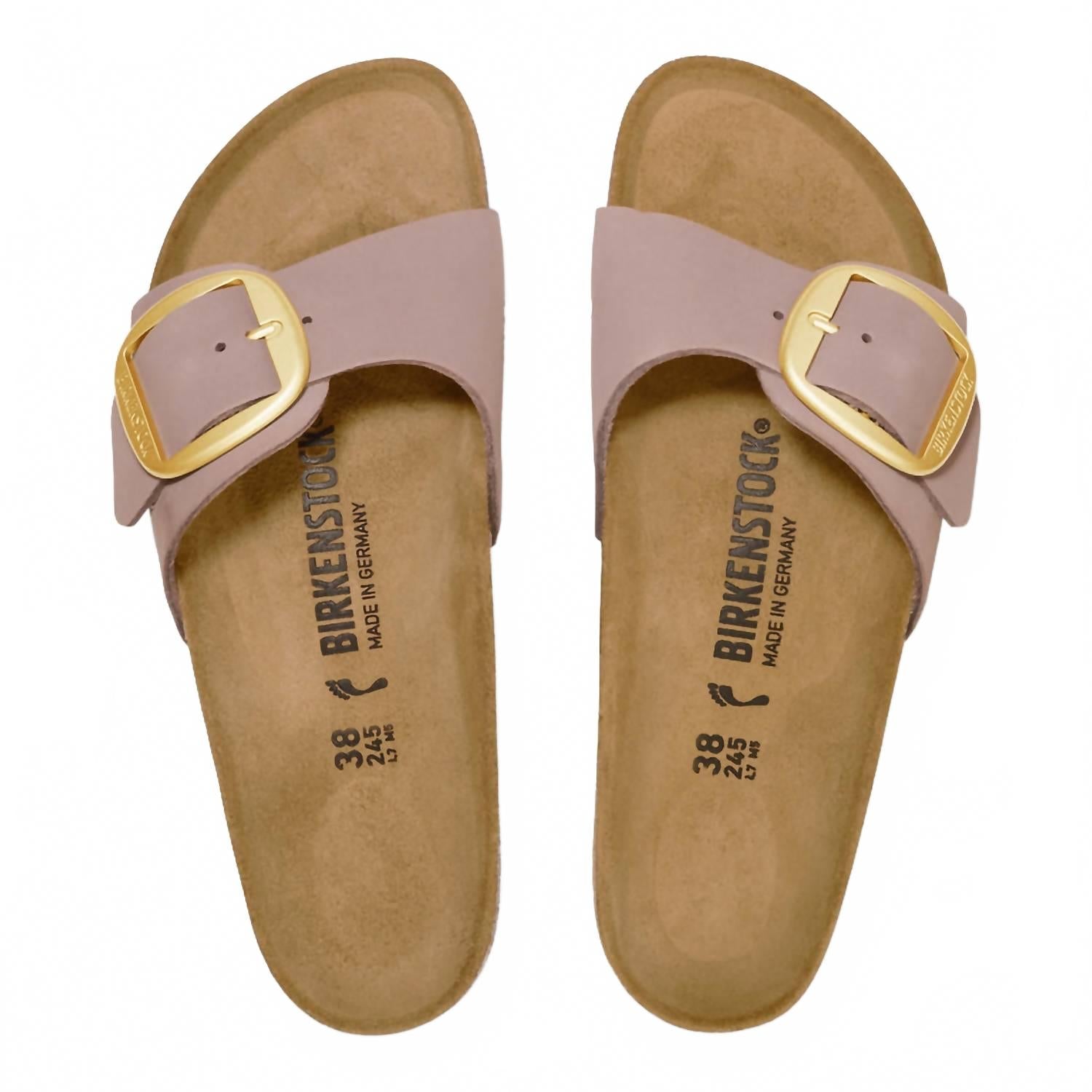 Women's Madrid Big Buckle Sandal In Faded Purple