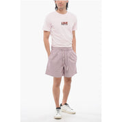 Birkenstock TEKLA Striped Cotton Shorts with Drawstring Men's Waist