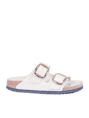 Oyster Arizona Natural Leather Slide Sandal