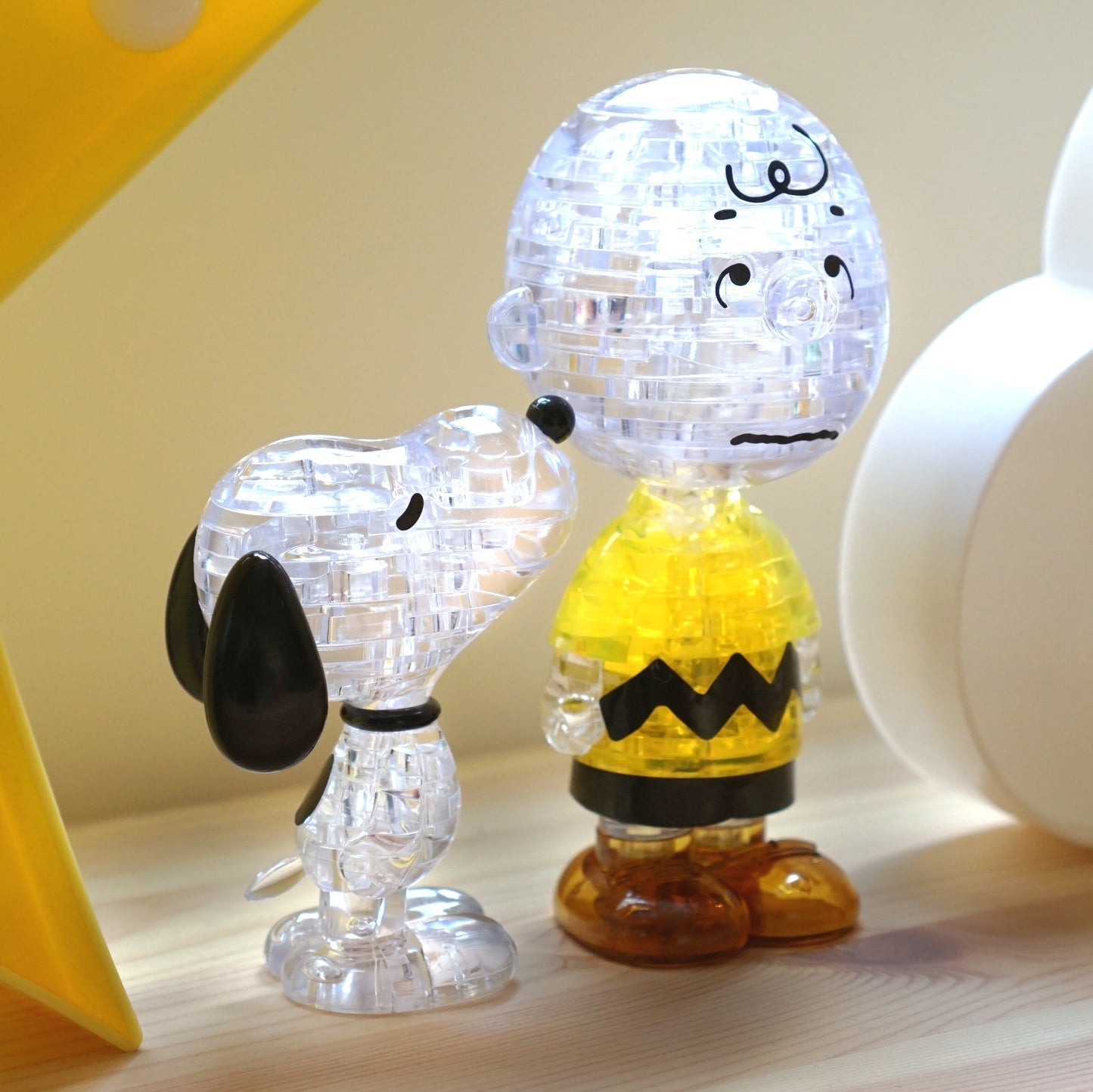 3D Crystal Puzzle: Snoopy & Charlie