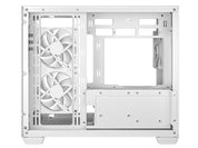 DeepCool CG330 3F WH Micro-ATX Case - White
