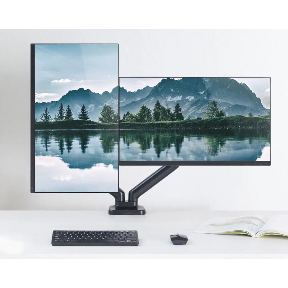 Activiva 17″-32″ Dual Monitor Steel Gas Spring Arm