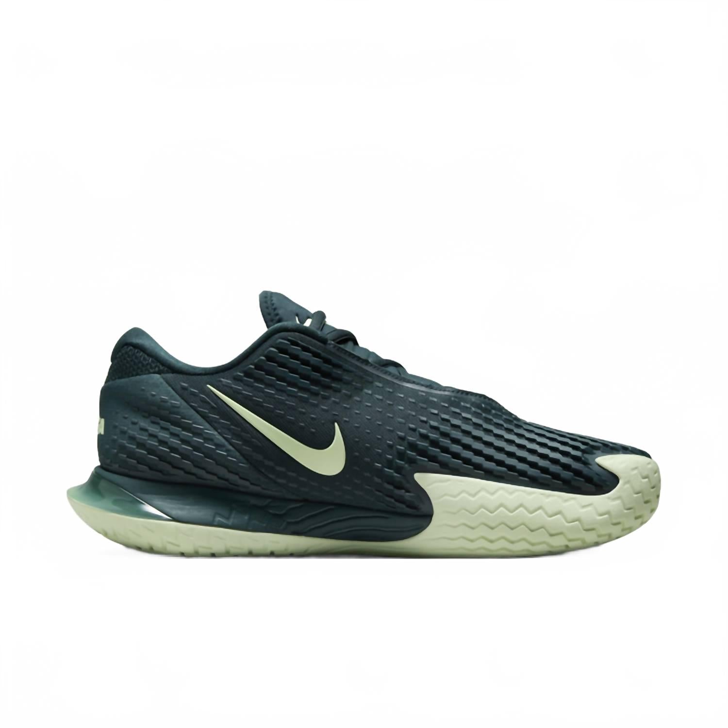 Men's Zoom Vapor Cage 4 Rafa Shoes In Deep Jungle/lime Ice