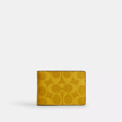 Coach Outlet Compact Billfold Wallet In Signature Canvas