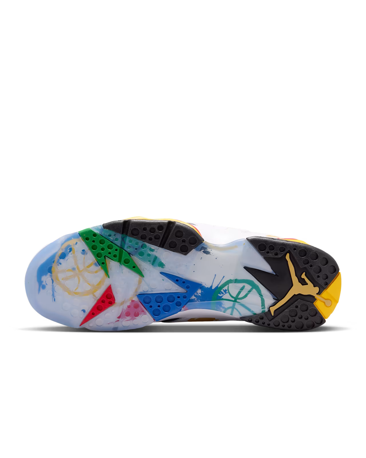 Men's Air Jordan 7 Retro Miro White/Metallic Gold/Sport Red/Varsity Royal IQ6573-100