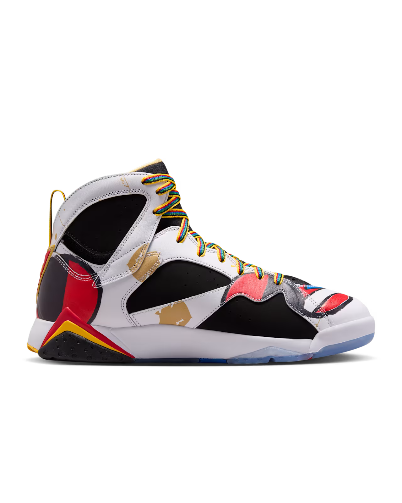 Men's Air Jordan 7 Retro Miro White/Metallic Gold/Sport Red/Varsity Royal IQ6573-100