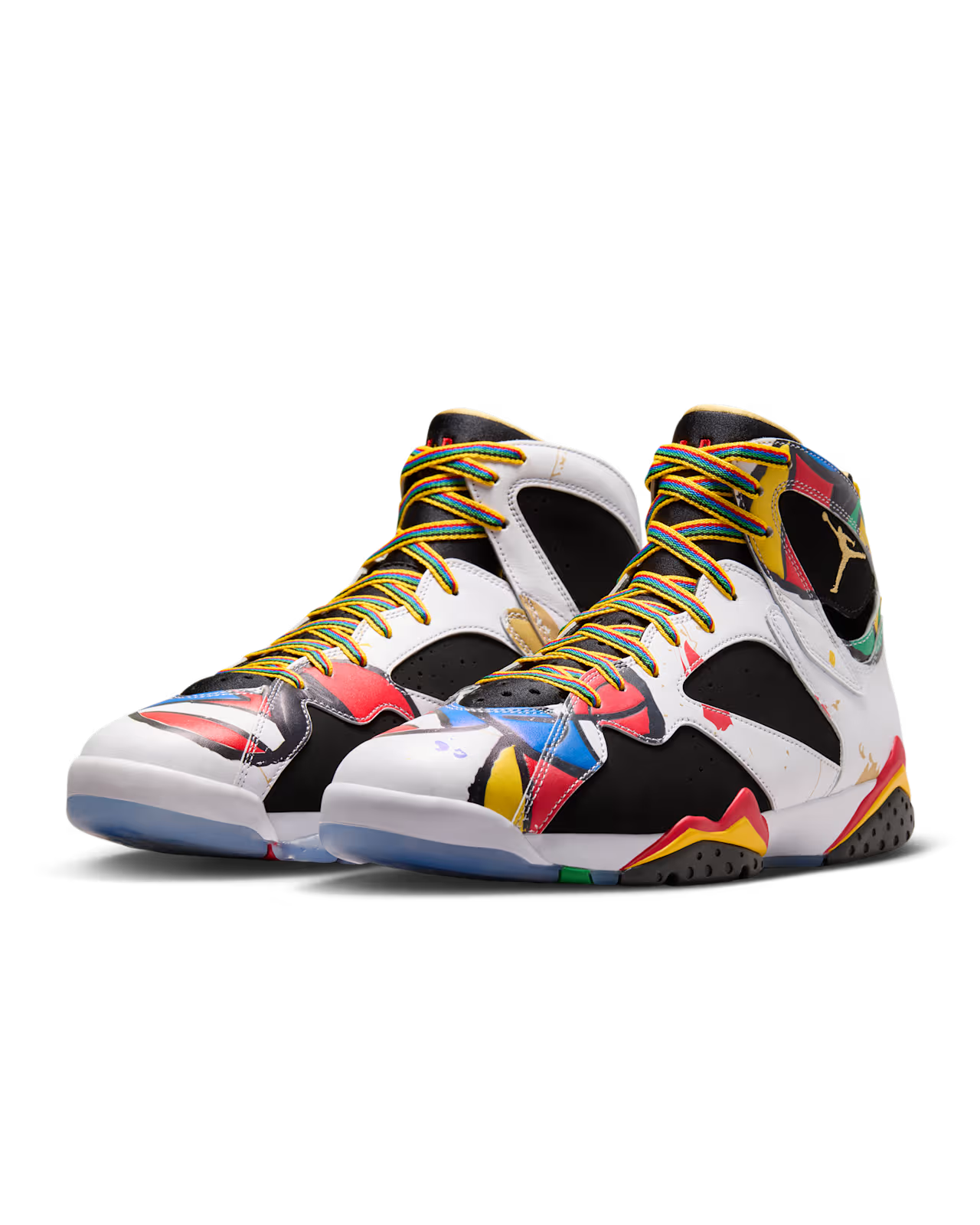 Men's Air Jordan 7 Retro Miro White/Metallic Gold/Sport Red/Varsity Royal IQ6573-100