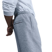 Men's Nike Club Fleece Swoosh Shorts - Dark Grey Heather/Light Smoke Grey/White