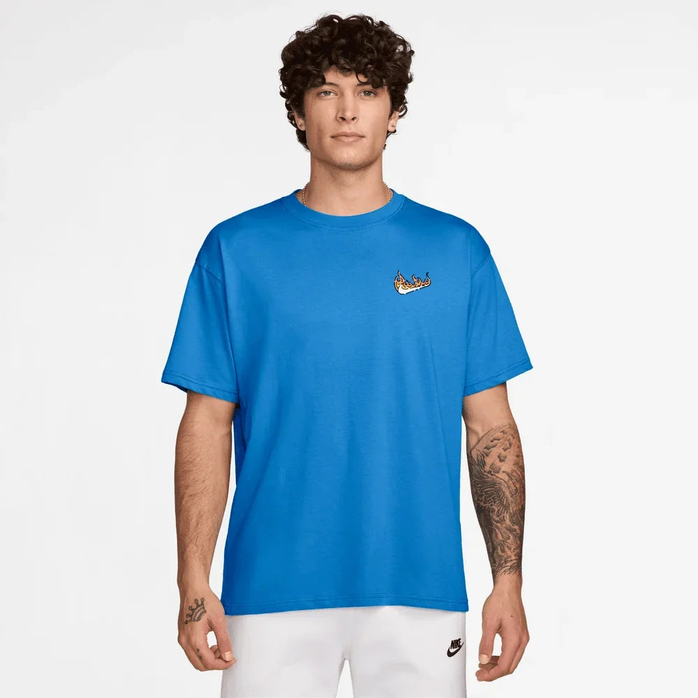 Men's Nike Sportswear Max90 T-Shirt Light Photo Blue HQ9256-406