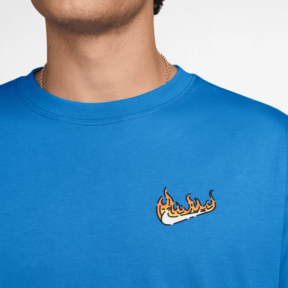 Men's Nike Sportswear Max90 T-Shirt Light Photo Blue HQ9256-406