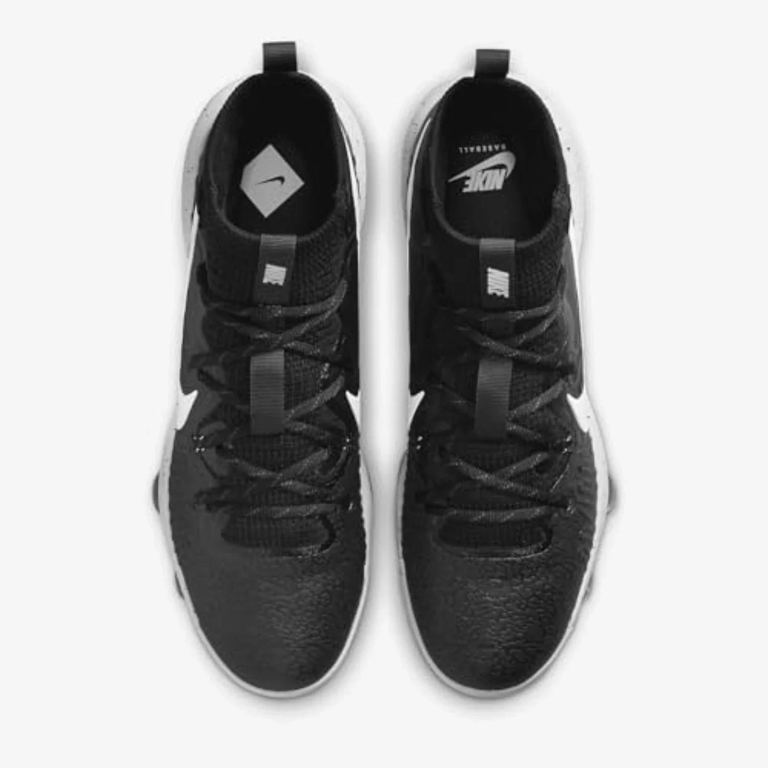 Nike Alpha Huarache NXT MCS DJ6519-002 Men's Black White Baseball Cleats MEW740