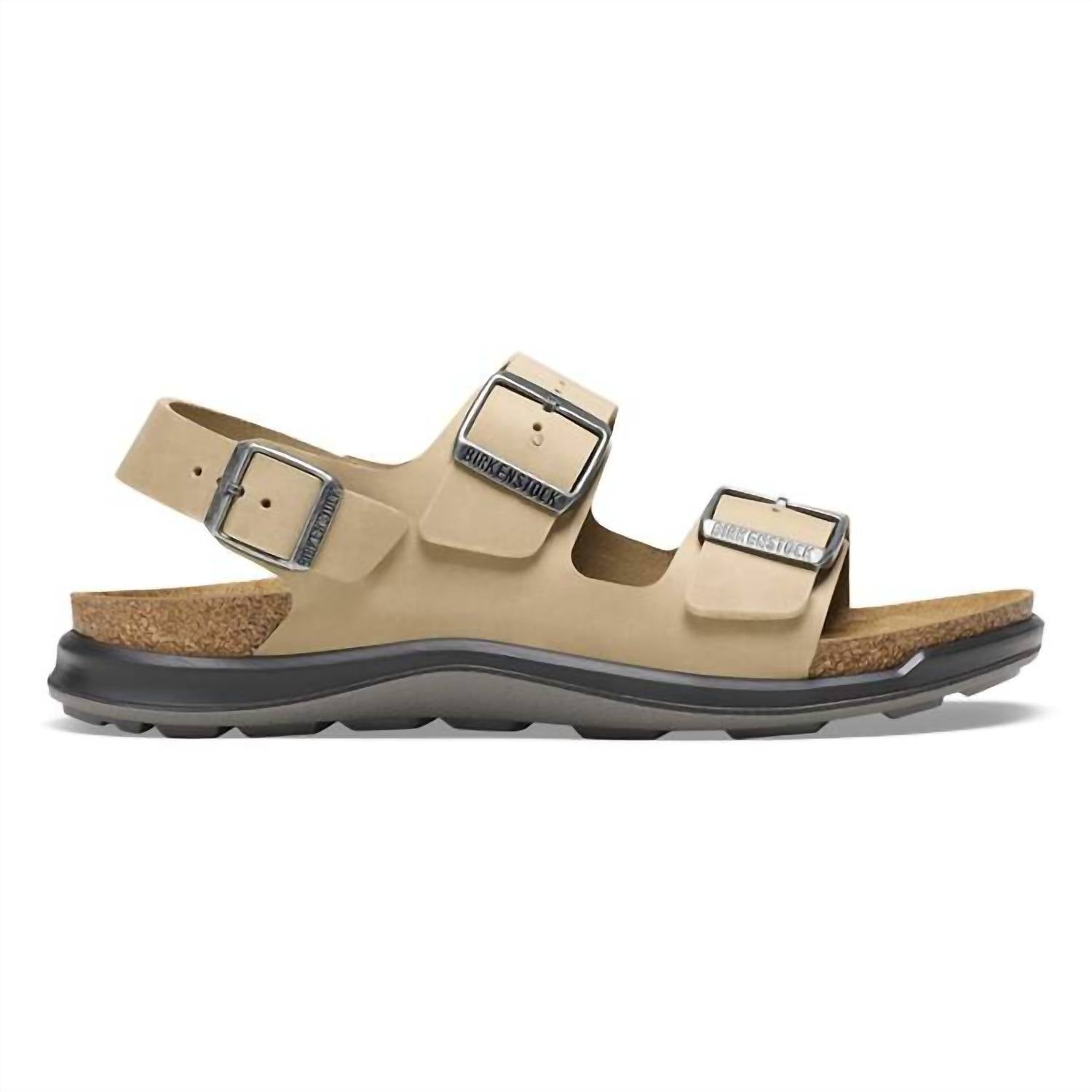 Unisex Milano Crosstown Sandals In Tabacco Brown