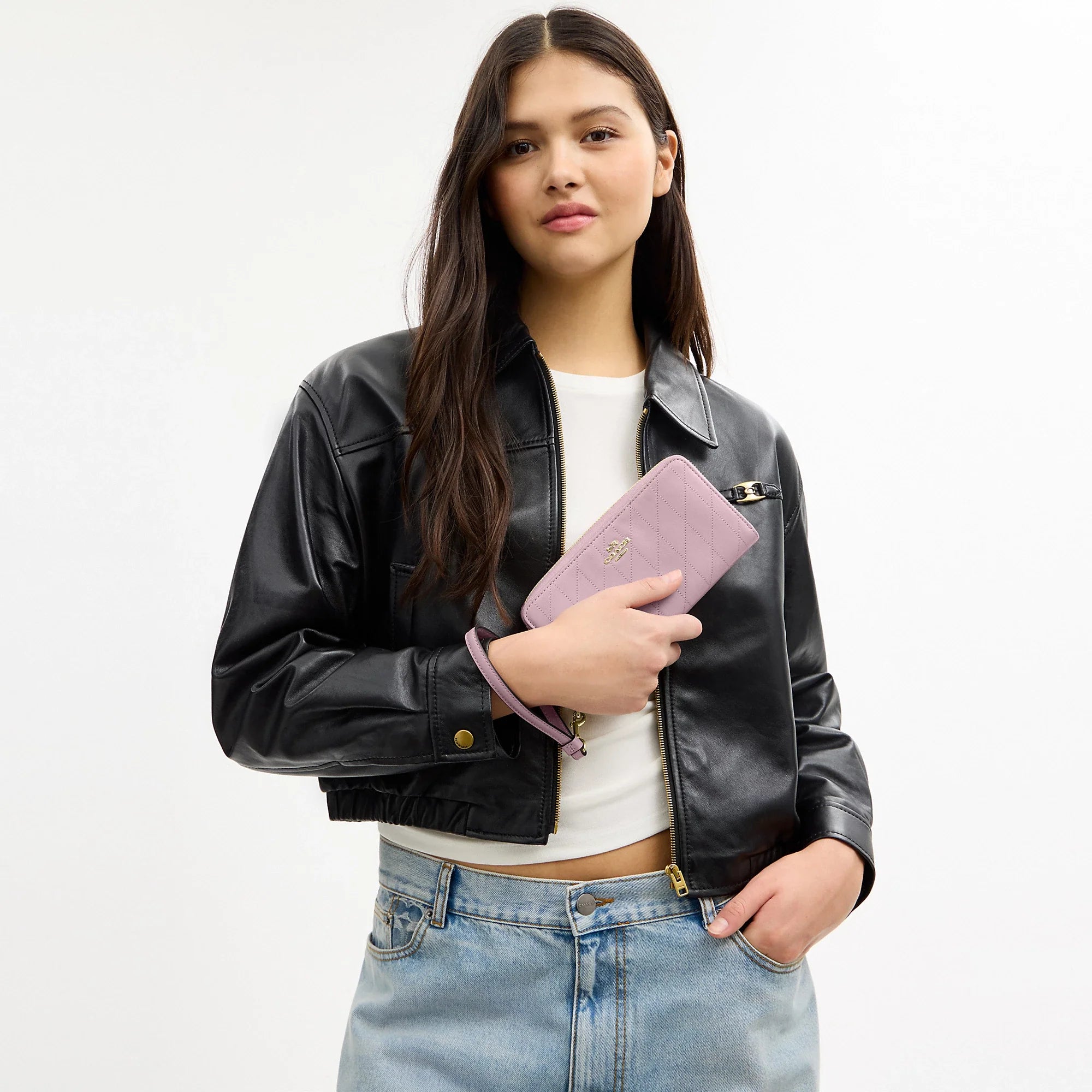 Coach Outlet Long Zip Around Wallet With Quilting