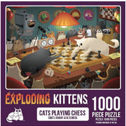 1000pc Cats Playing Chess Puzzle