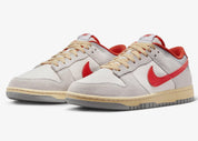 Men's Nike Dunk Low 'Athletic Department' FJ5429-133 Sneaker Gray Red Casual Shoes