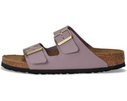 Women's Birkenstock Arizona Birko-Flor Sandals Purple Slip-On Slide HAWK2444