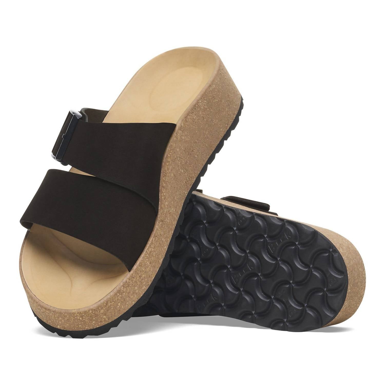 Women's Almina Nubuck Leather Sandals In Black