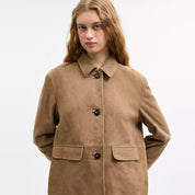 Coach Outlet Suede Coat