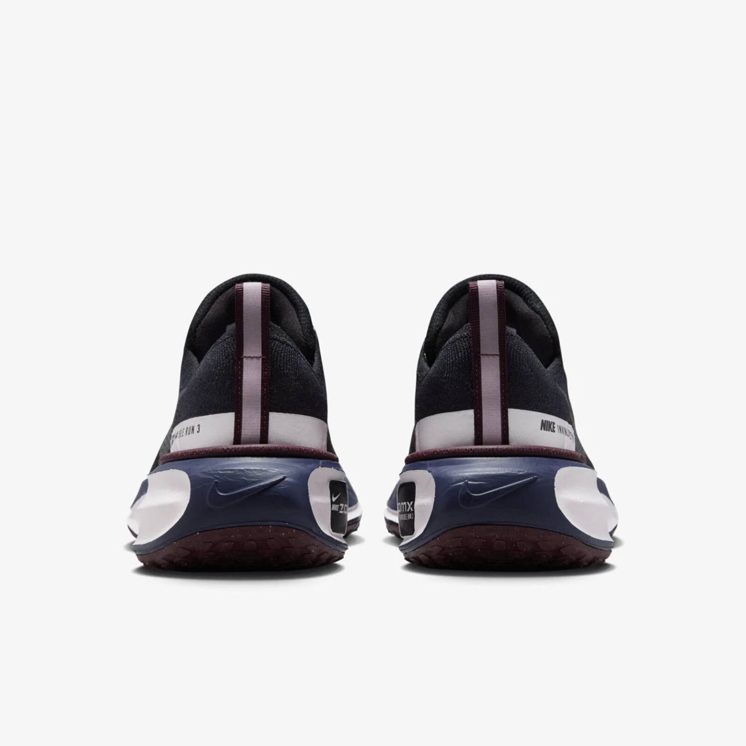 Women's Zoom X Invincible Run 3 Shoes In Black/grey/maroon