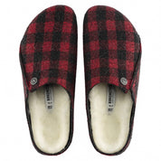 Men's Zermatt Shearling Slipper In Red Plaid