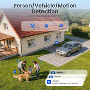 Reolink 3K 5MP HD Security Camera System 2 Pack Solar/Battery Powered Wire-Free