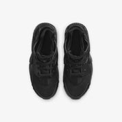 Nike Air Huarache Run 704949-016 Sneaker Kids Triple Black Low Top Running Shoes