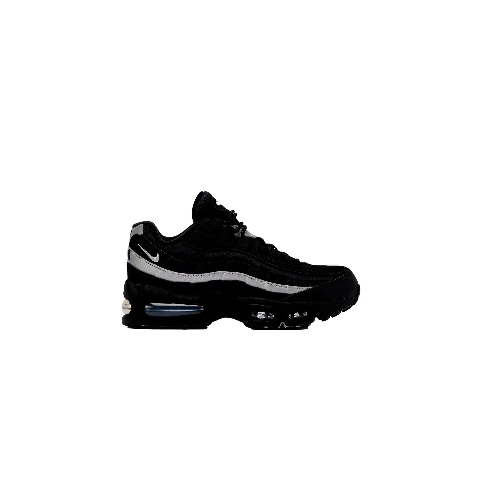 Nike Air Max 95 BB Leather Black / Metallic Silver - Black  II4130-013 Grade-School