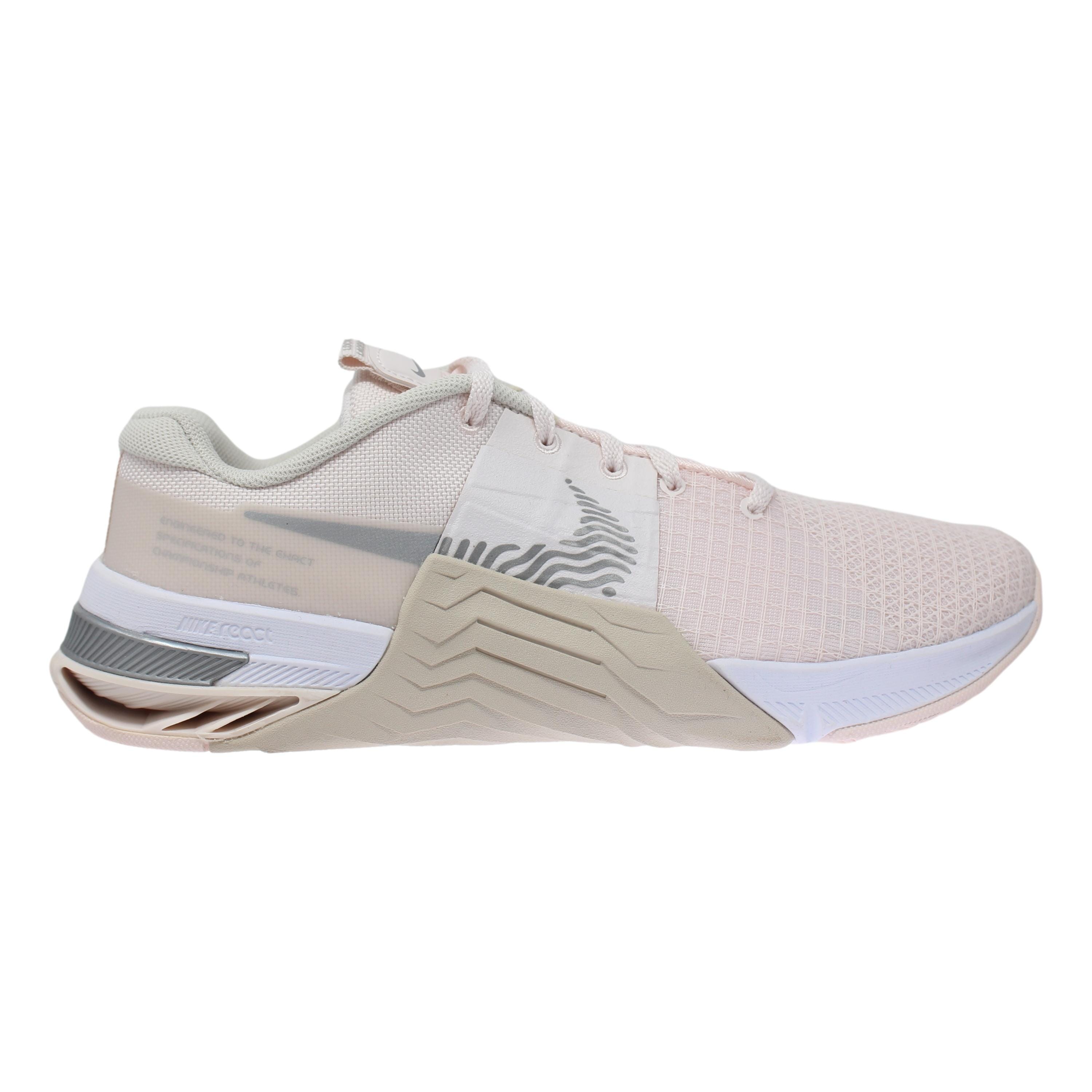 Nike Metcon 8 Light Soft Pink/Light Orewood Brown/White/Metallic Silver  DZ4702-600 Women's