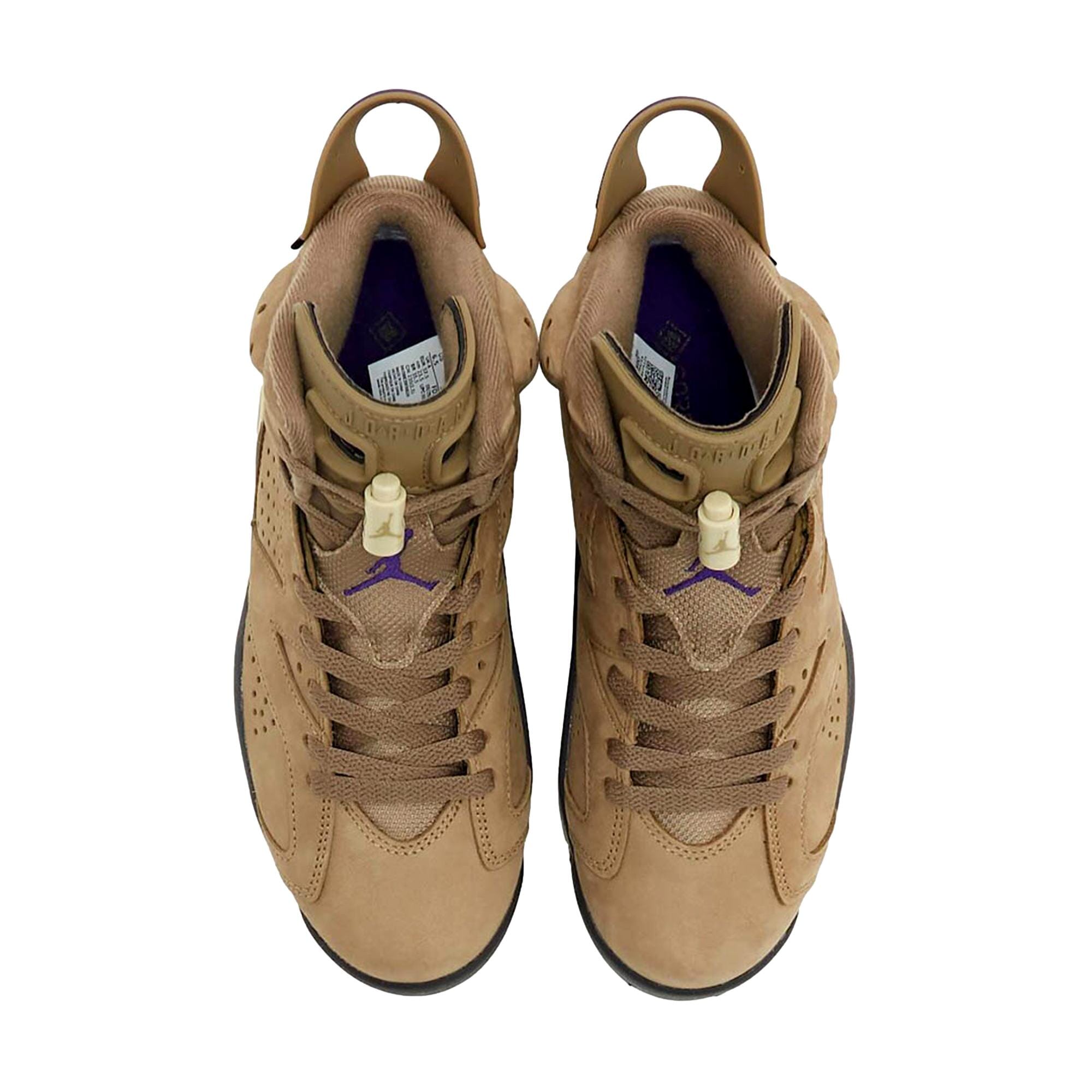 Women's Nike Air Jordan 6 Retro GTX Brown Kelp/Team Gold FD1643-300