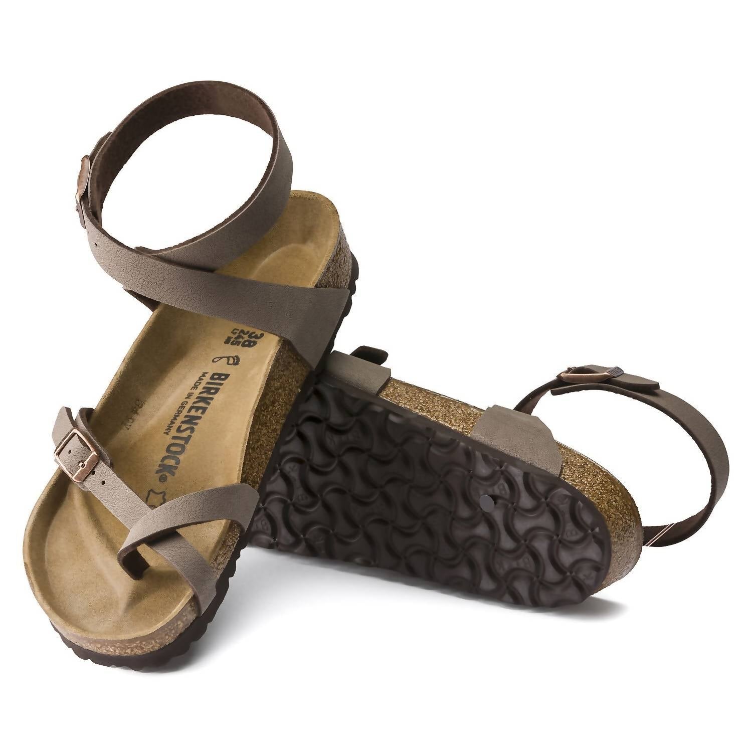 Women's Yara Oiled Leather Sandals In Habana Brown