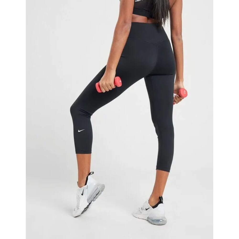 Women's Nike One Mid-Rise Crop Training Tights Black BV0001-010
