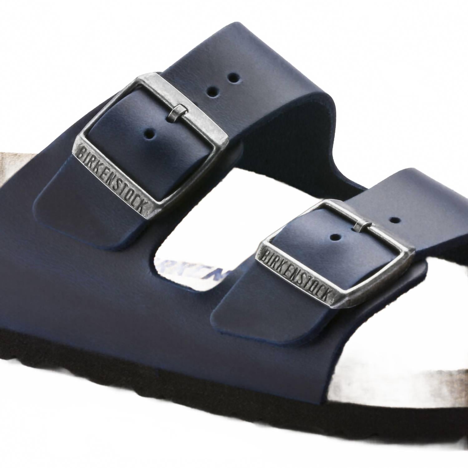Women's Arizona Soft Footbed Oiled Leather In Blue