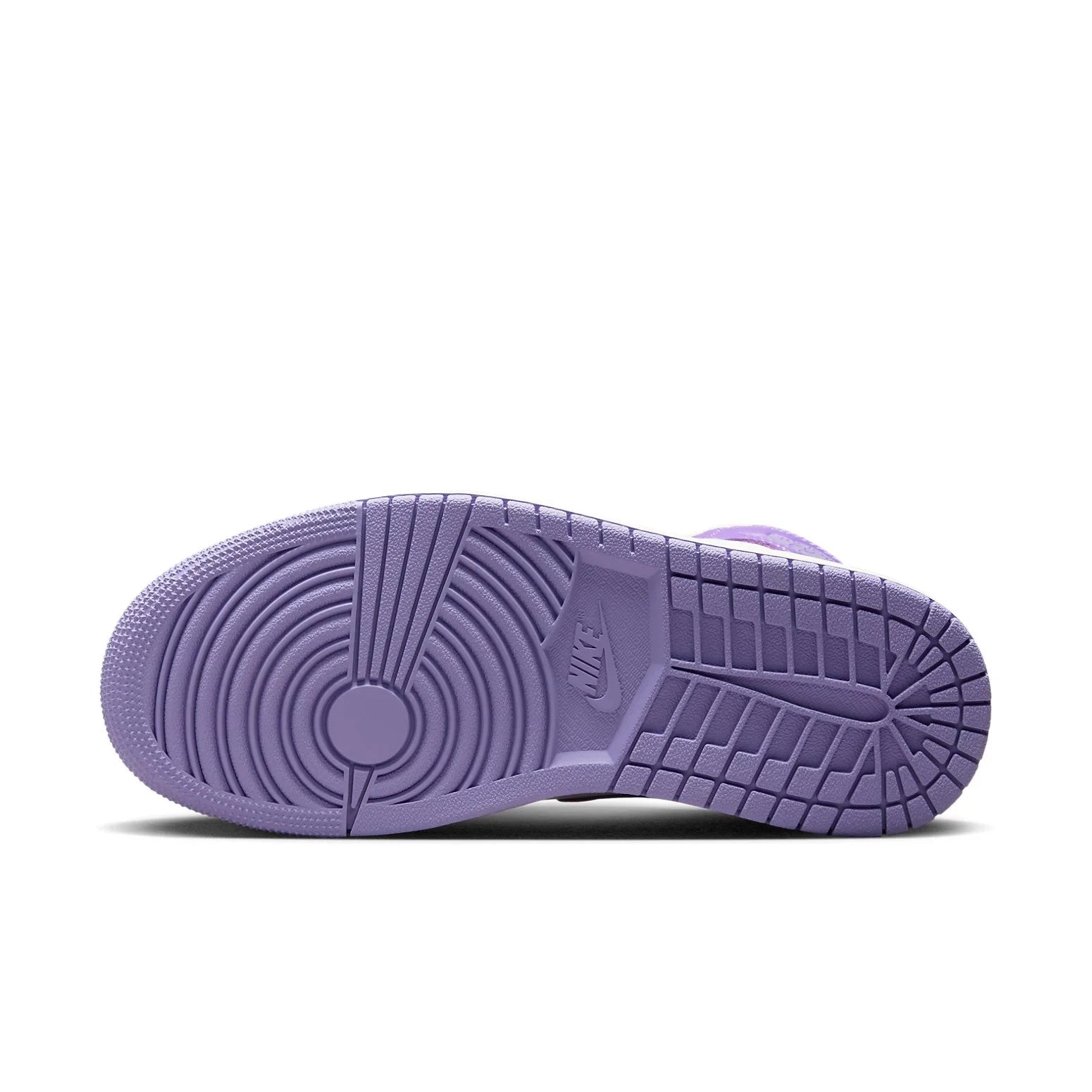 Nike Air Jordan 1 Mid BQ6472-504 Sneakers Womem's Action Grape Lifestyle Shoes