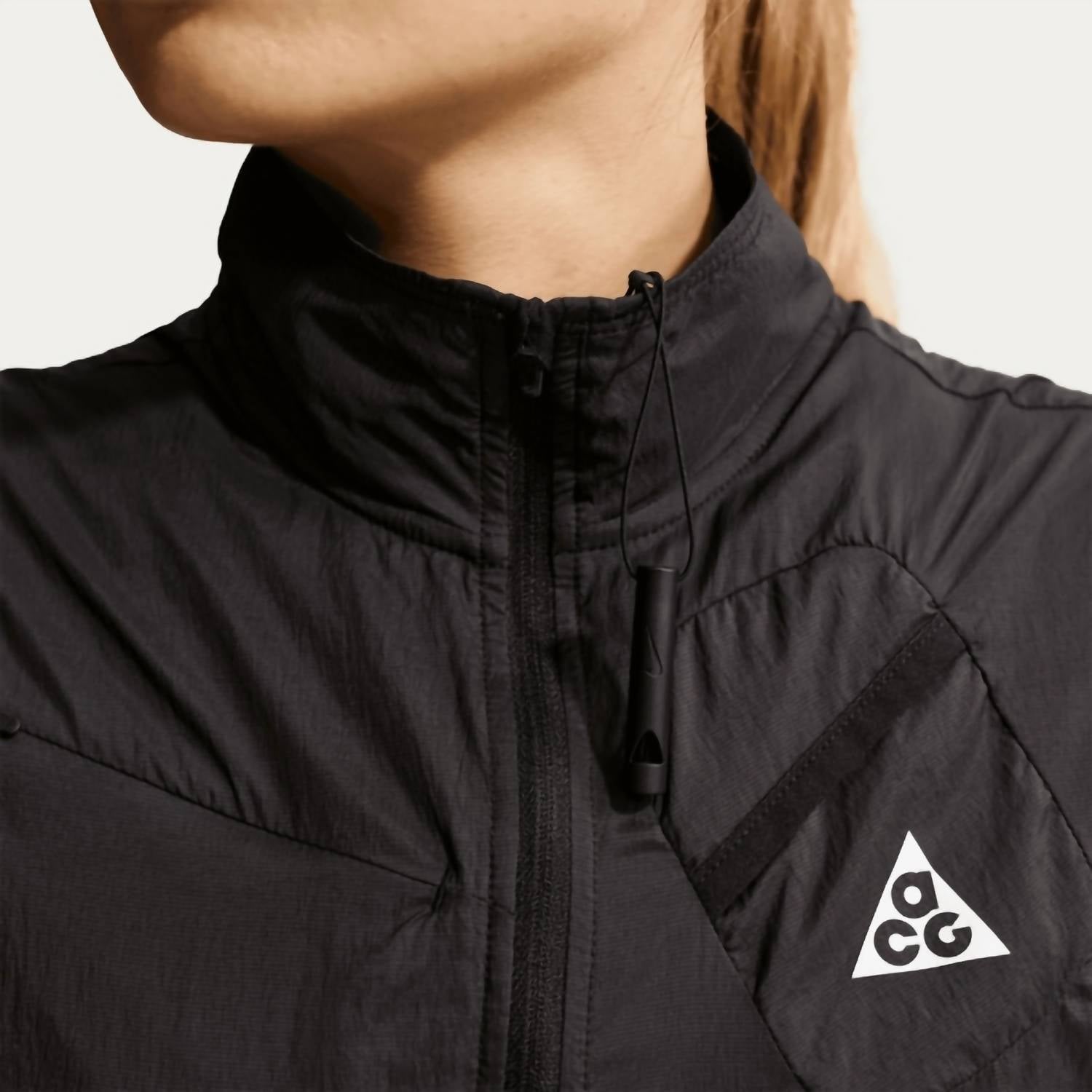 Acg Gilet Vest In Black/summit White