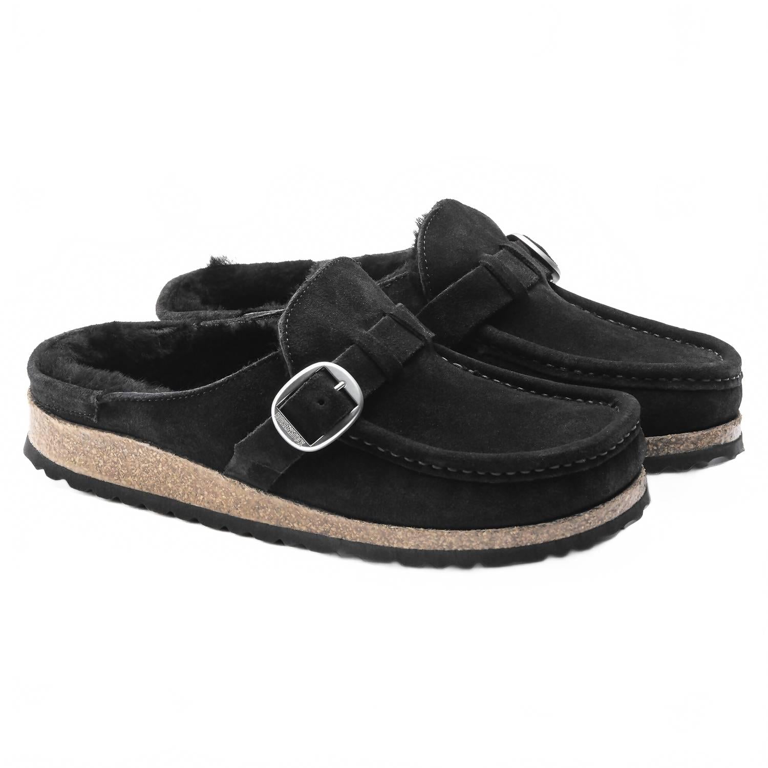 Women's Buckley Shearling Clogs In Black