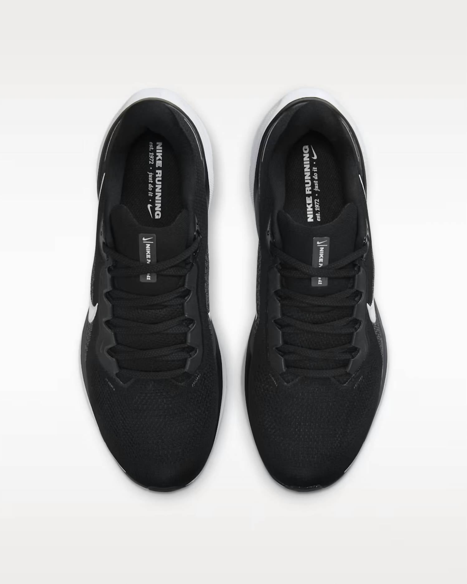 Men's Pegasus 41 Road Running Shoes In Black Anthracite White