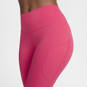 Women's High-Waisted 7/8 Leggings With Pockets In Astr Pink