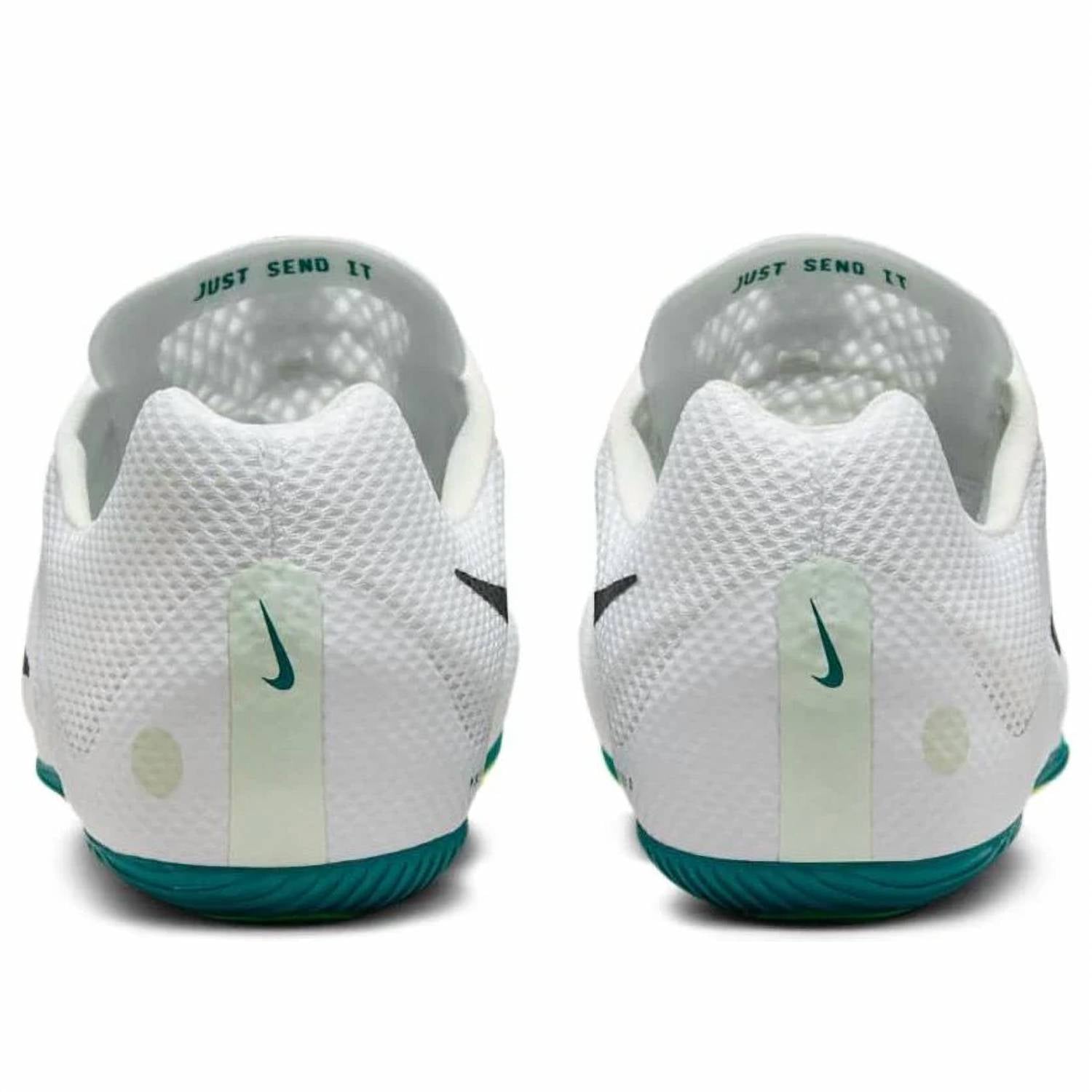 Men's Zoom Rival Sprint Shoes In White Bright Spruce Vapor Green Black