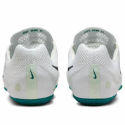Men's Zoom Rival Sprint Shoes In White Bright Spruce Vapor Green Black