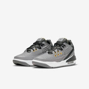 Nike Air Jordan Max Aura 5 DZ4352-007 Sneakers Kids Gray Leather Casual Shoes