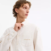 Coach Outlet Long Sleeve Button Down Shirt