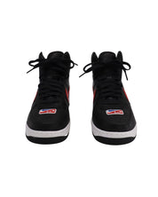 Nike x Ricardo Tisci Air Force 1 High Top Sneakers in Black Leather