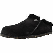 Zermatt Shearling Premium Suede Slipper In Black