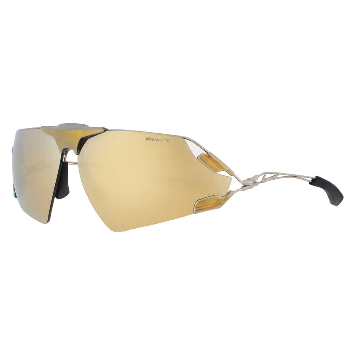 Nike Gold Mirror Sport Men's Sunglasses NIKE ZEUS EDGE EV24030 700 76