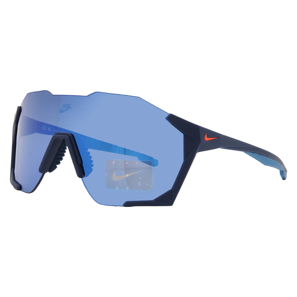 Nike Blue Mirror Shield Unisex Sunglasses NIKE CHARGED SHIELD IB3518X 492 61